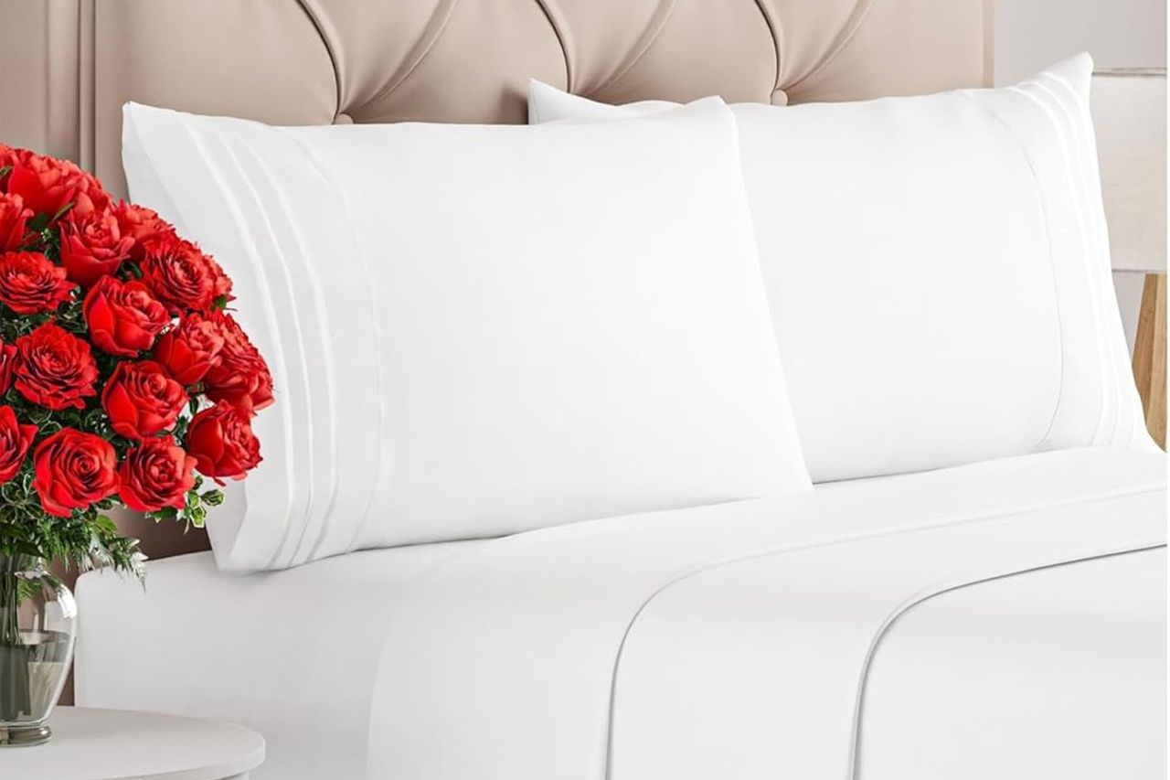 Amazon CGK Unlimited Full Size 4 Piece Sheet Set Amazon