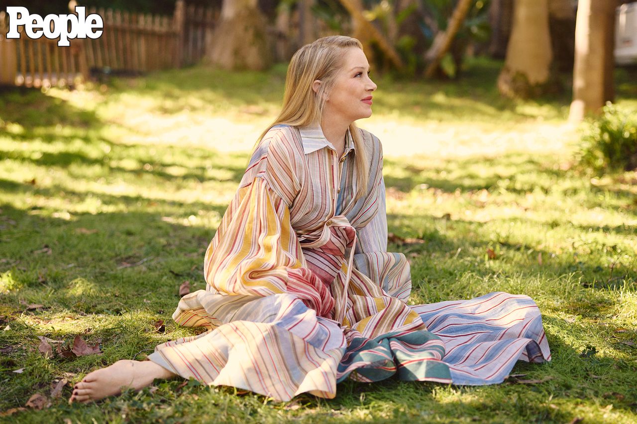 Applegate at home in L.A. on Jan. 9 John Shearer