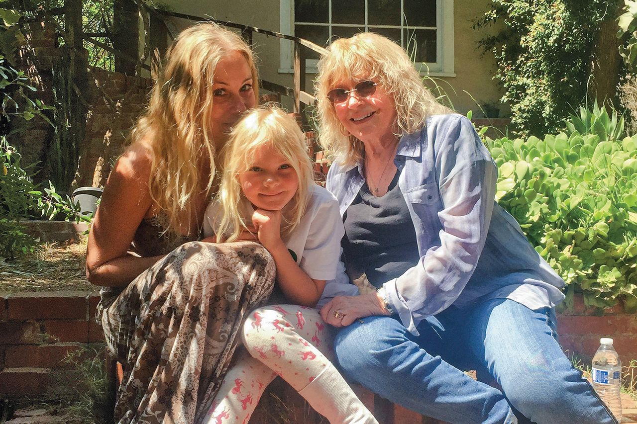 Christina Applegate with her daughter Sadie and mom Nancy Priddy Courtesy Christina Applegate