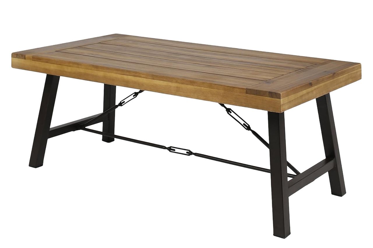 Christopher Knight Home Catriona Outdoor Acacia Wood Coffee Table Amazon