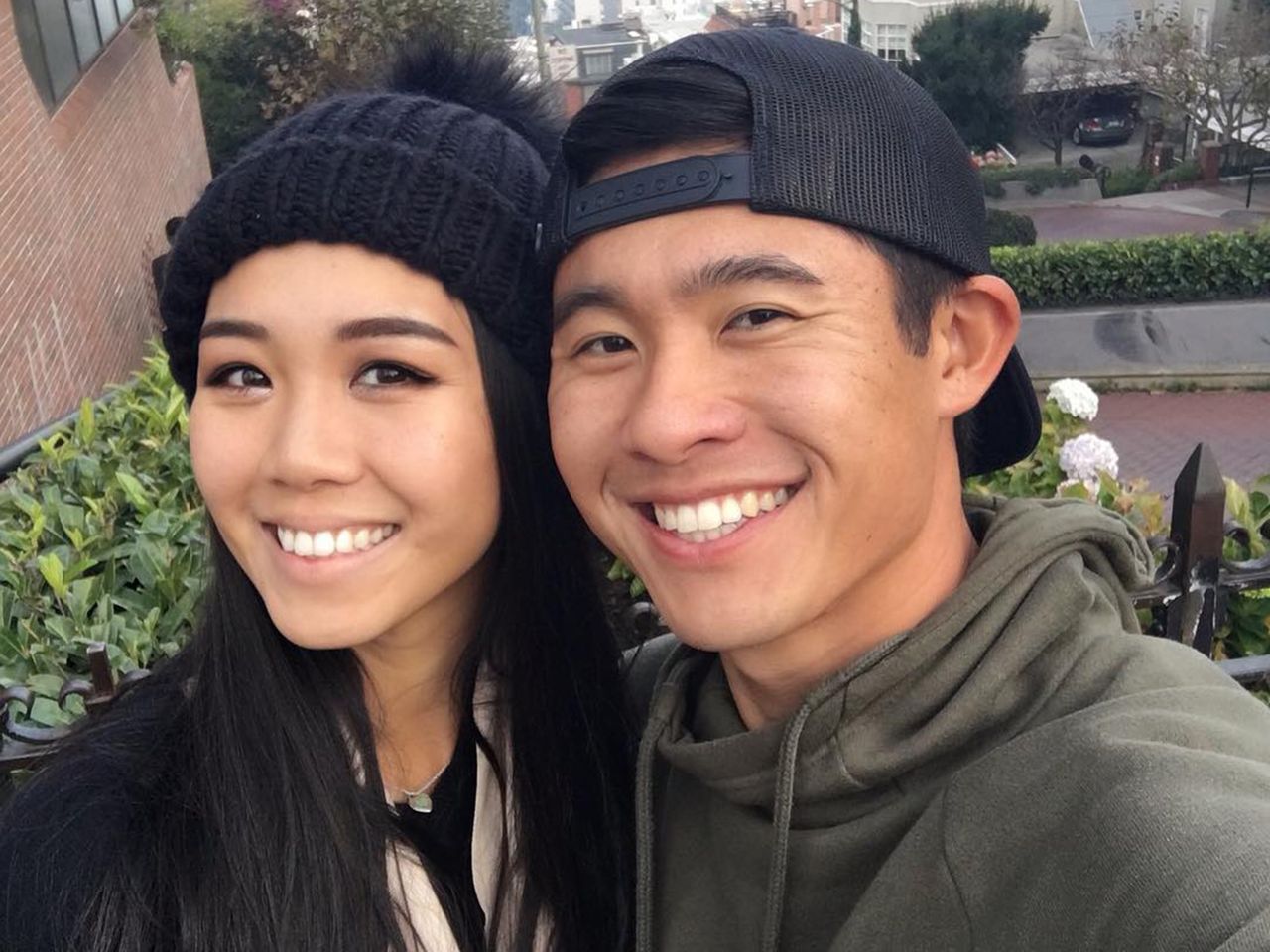 Collin Morikawa and Katherine Zhu Katherine Zhu (left) and Collin Morikawa. Katherine Zhu Instagram