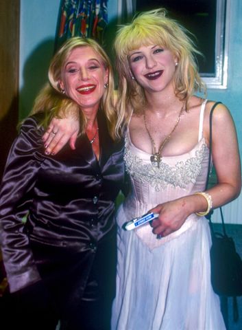 Courtney Love and Marianne Faithfull in London in May 1995 Andre Csillag/Shutterstock