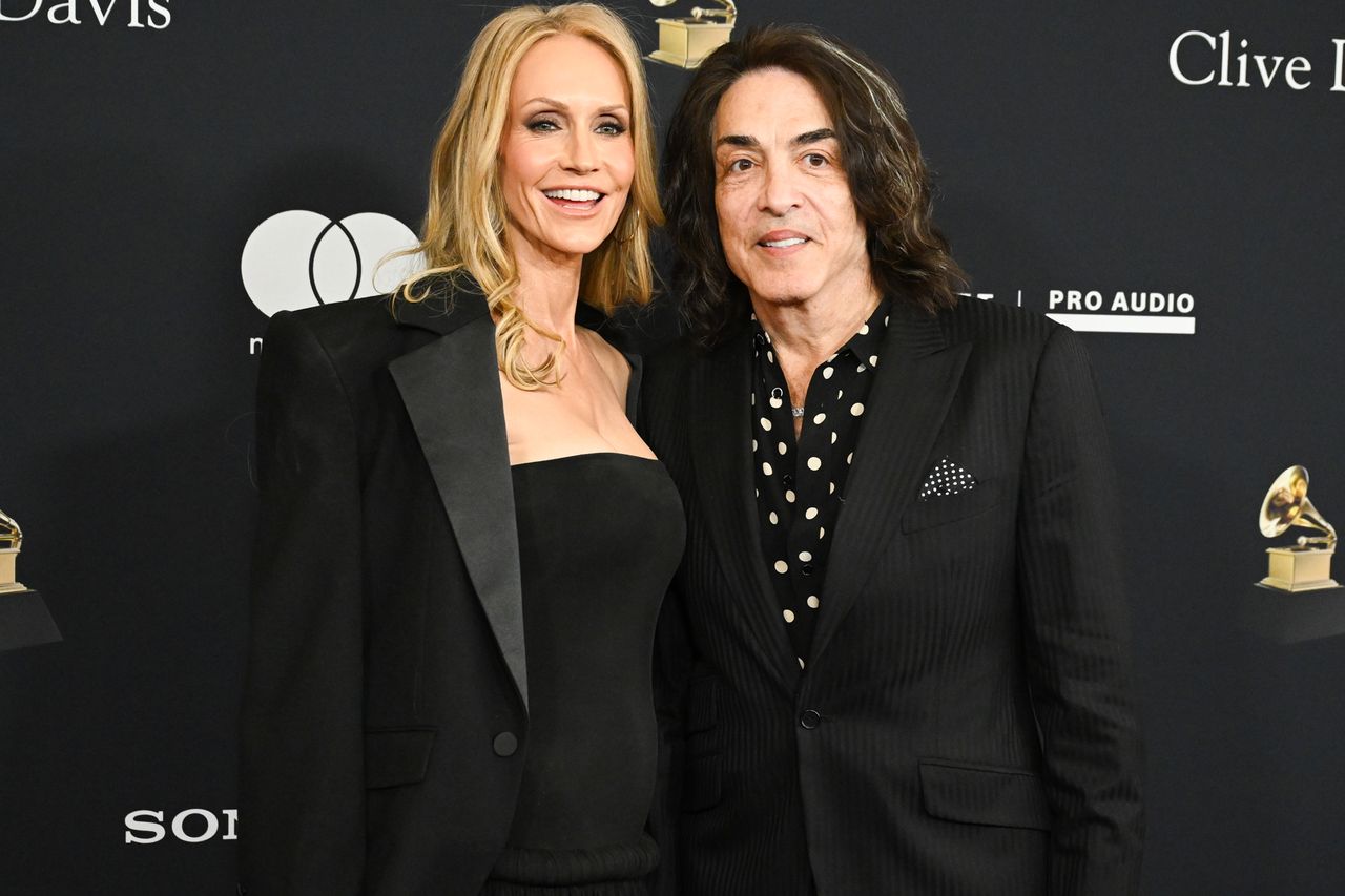 Erin Stanley and Paul Stanley at the Pre-Grammy Gala Gilbert Flores/Billboard via Getty 