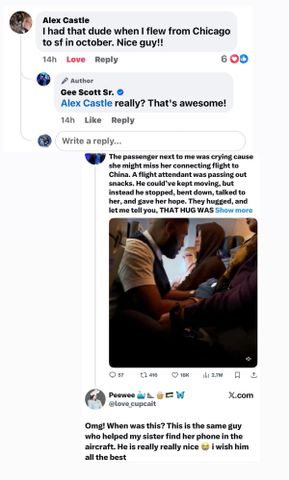 Screenshot of facebook comments A screenshot of comments Eric Cato received on Facebook Courtesy of Eric Cato