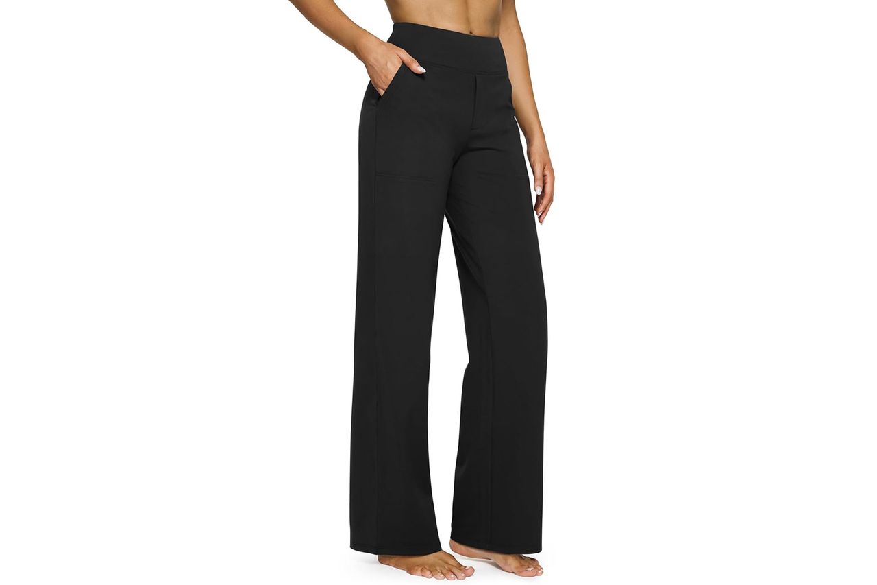 G4Free Yoga Pants Women Wide Leg Pants with Pockets High Amazon