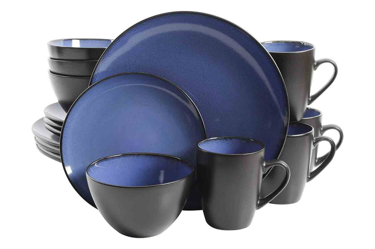 Gibson Soho Lounge Round Reactive Glaze Stoneware Amazon