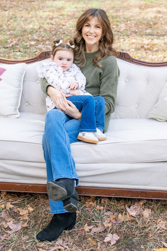 Jess Markins and her daughter Caroline.Credit: Laura Worrell Photography