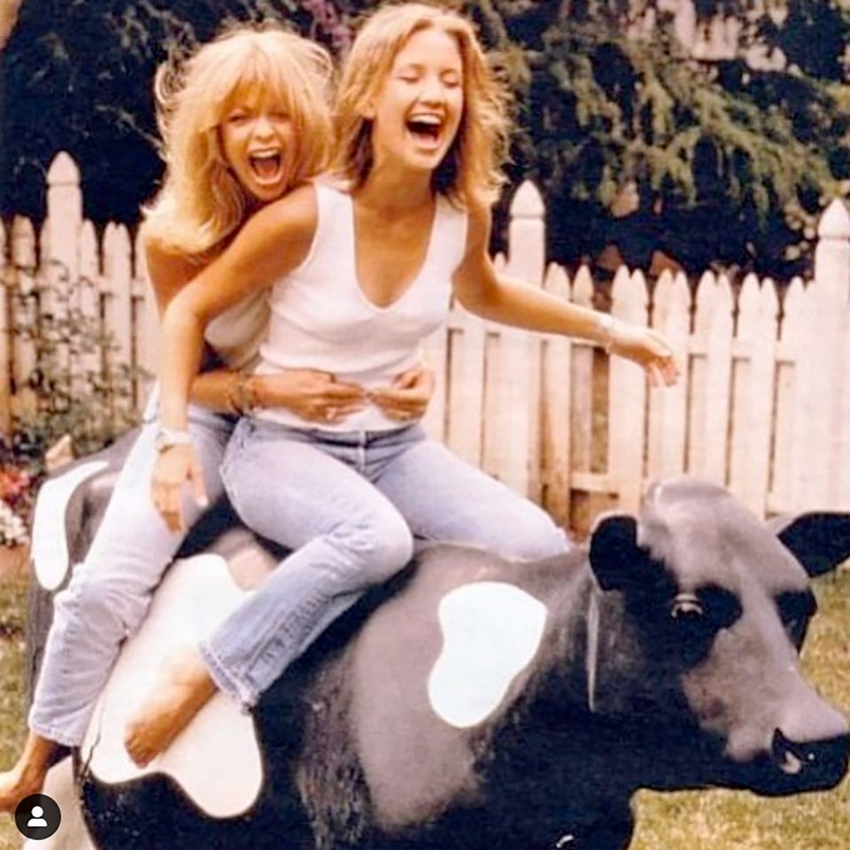 Goldie Hawn, Kate Hudson Goldie Hawn and Kate HudsonCredit: Goldie Hawn/Instagram
