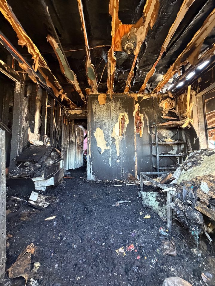Davis-Banta family house after fire in Panama City, Fla. gofundme