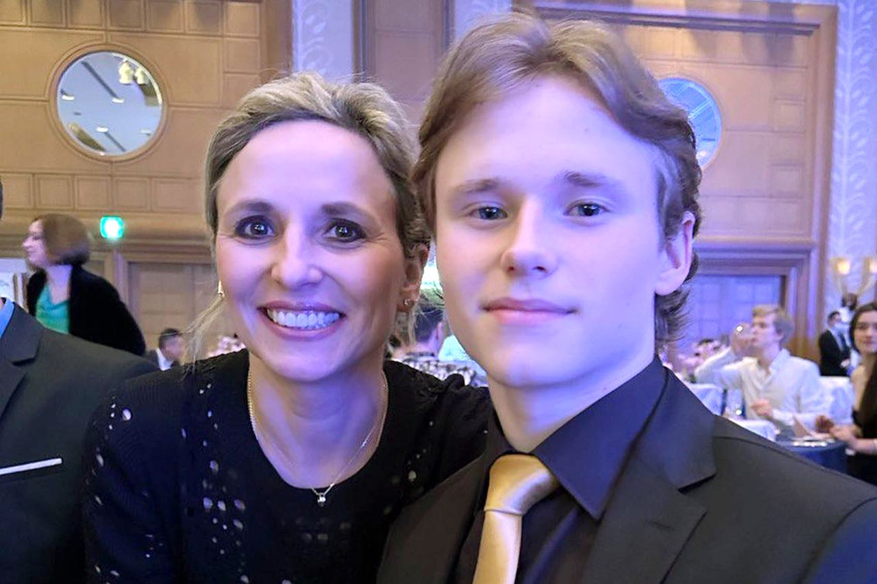 Ilia Malinin and his mom Tatiana Malinina in May 2023. Ilia Malinin/Instagram