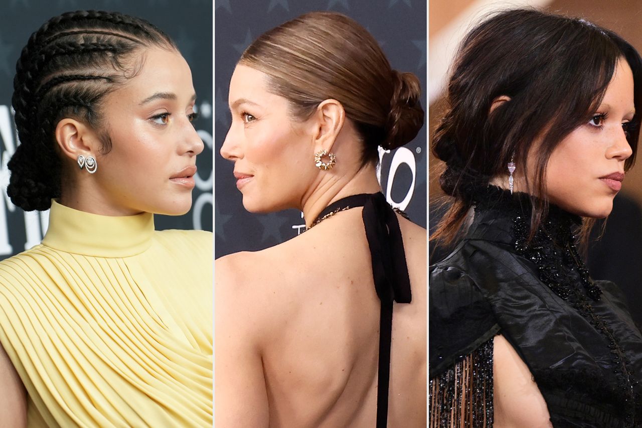 Chase Infiniti; Jessica Biel; Jenna Ortega JC Olivera/WWD via Getty; Taylor Hill/FilmMagic; Frederic J. Brown / AFP via Getty