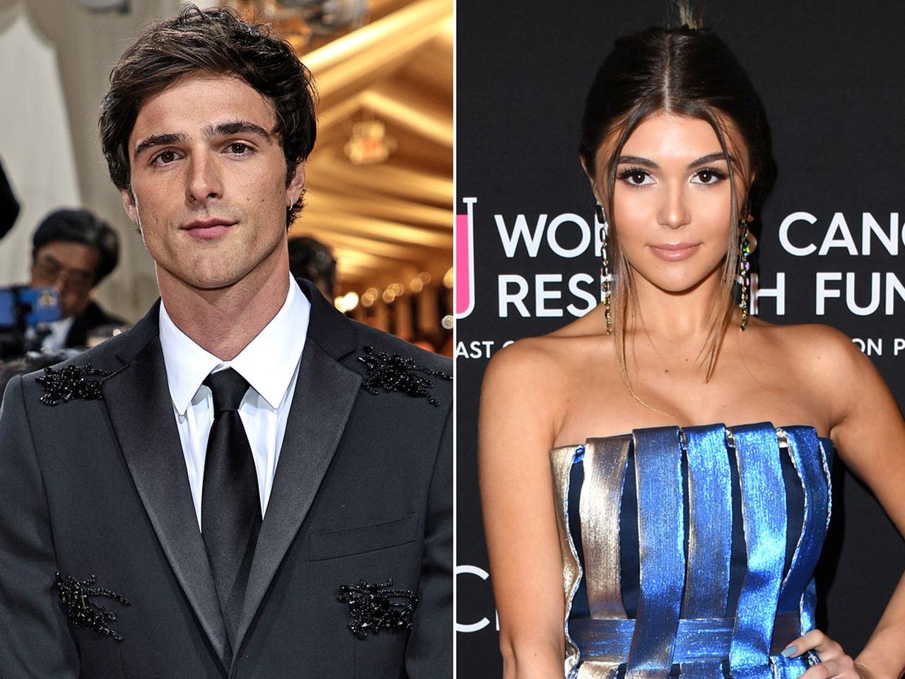 Jacob Elordi, Olivia Jade Dimitrios Kambouris/Getty ; Jon Kopaloff/FilmMagic