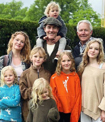 James Van Der Beek poses for a photo with his family. James Van Der Beek/Instagram