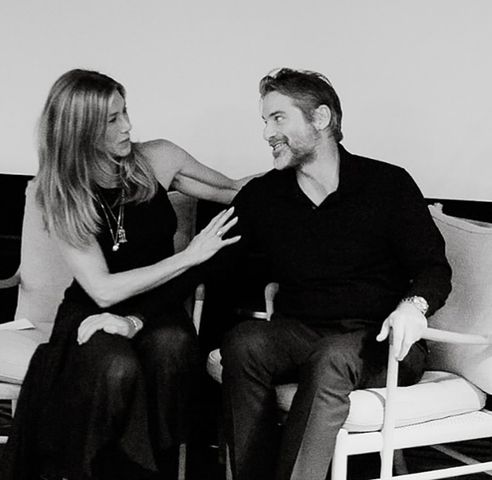 Jennifer Aniston and Jim Curtis Jim Curtis/Instagram