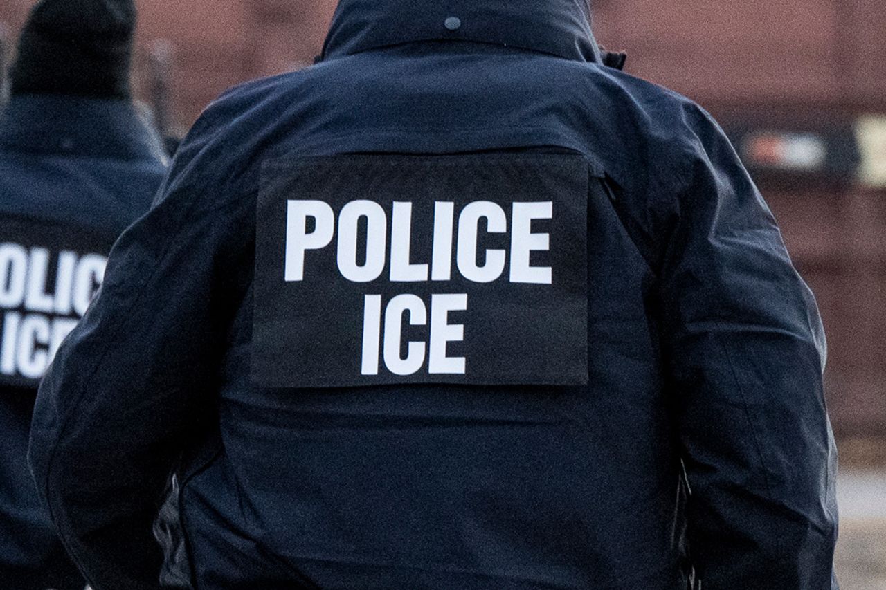 U.S. Immigration and Customs Enforcement agents in January 2026 Christopher Dilts/Bloomberg via Getty