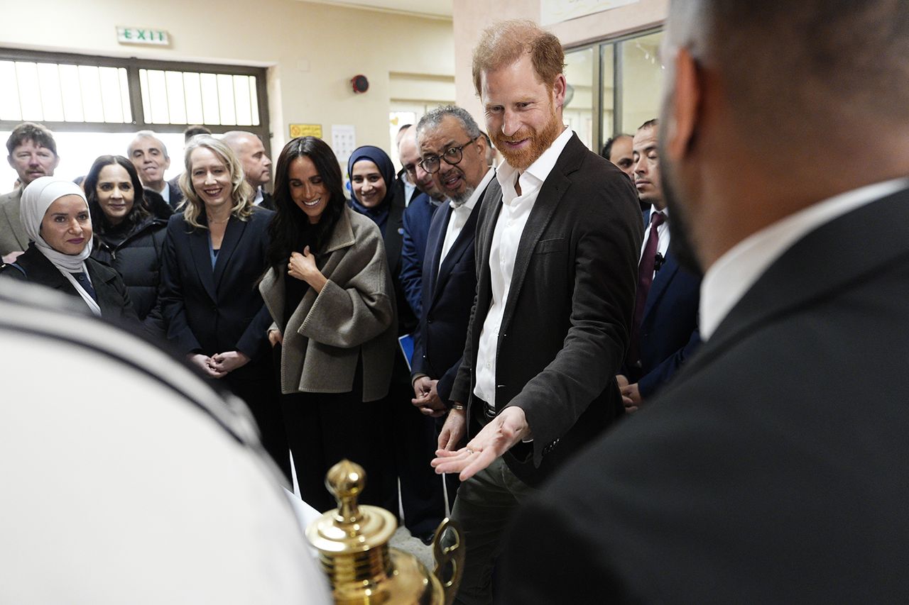 Meghan Markle and Prince Harry at the National Centre for Rehabilitation of Addicts in JordanCredit: Aaron Chown/PA Images via Getty