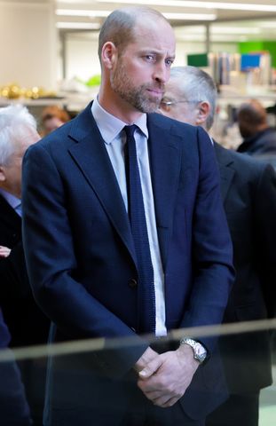 Prince William, Prince of Wales arrives for his visit to the Francis Crick Institute Prince William at the Francis Crick Institute in LondonCredit: Chris Jackson/Getty