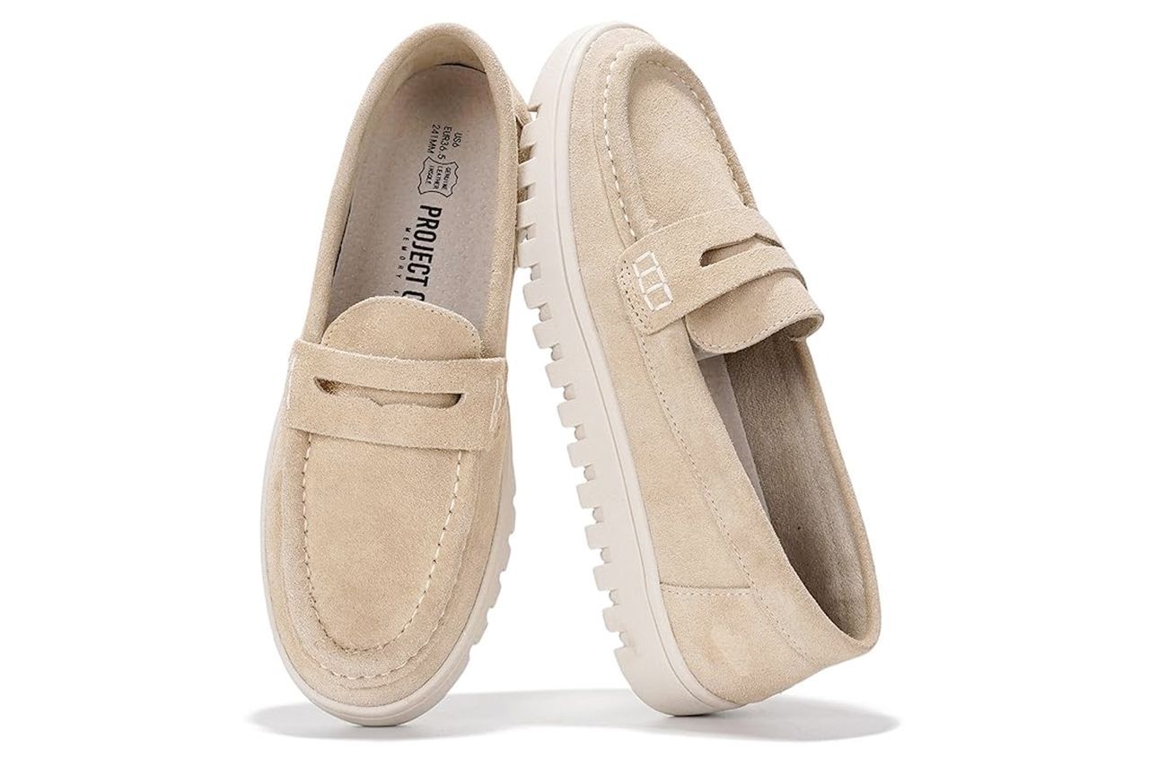 Project Cloud 100% Genuine Leather Loafers Amazon