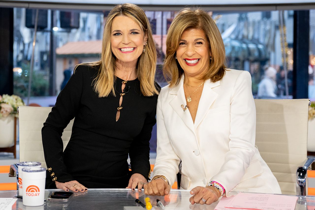 Savannah Guthrie and Hoda Kotb on the 'Today' show in Jan. 2025. Nathan Congleton/NBC via Getty