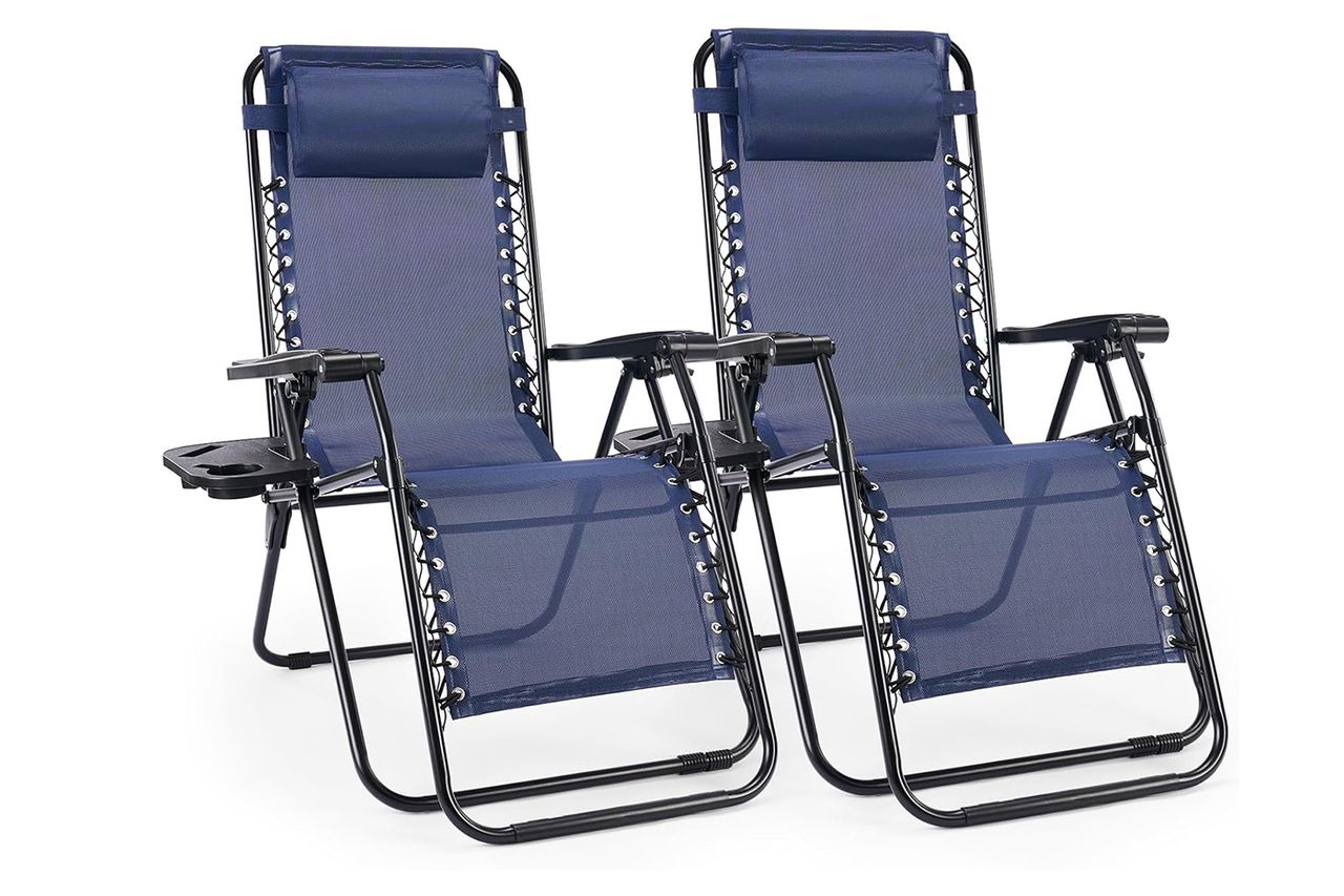 Sweetcrispy Zero Gravity Chairs, Set of 2 Portable Recliner Beach Camping Patio Outdoor Amazon