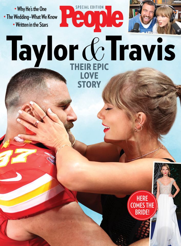 Travis Kelce and Taylor Swift PEOPLE special edition