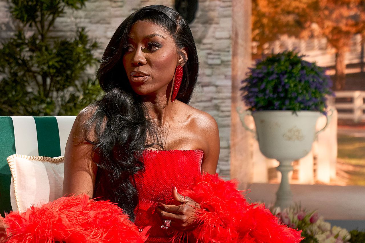 Wendy Osefo at the 'RHOP' season 10 reunion Clifton Prescod/Bravo via Getty