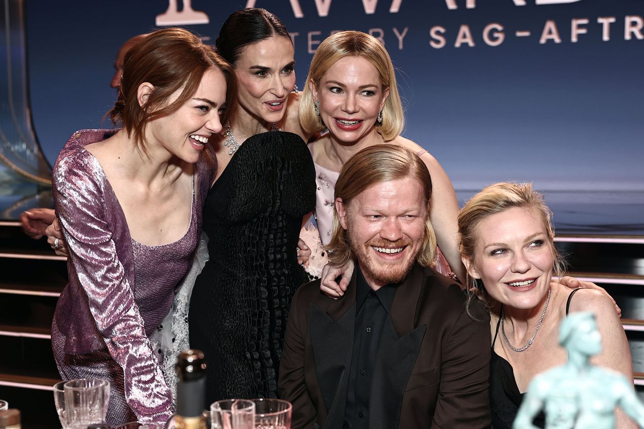 Emma Stone, Demi Moore, Michelle Williams, Jesse Plemons and Kirsten Dunst Emma Stone, Demi Moore, Michelle Williams, Jesse Plemons and Kirsten DunstCredit: John Salangsang/Shutterstock