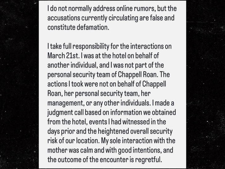 bodyguard at center of the chappell roan drama breaks silence