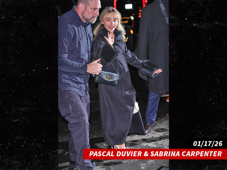 Pascal Duvier & Sabrina Carpenter sub getty