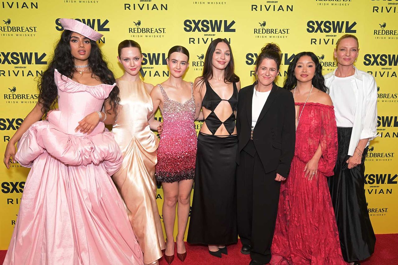 From left: Avantika, Iris Apatow, Millicent Simmonds, Maddie Ziegler, Vicky Jewson, Lana Condor and Uma Thurman at the premiere of ‘Pretty Lethal’ during the SXSW Film & TV Festival on March 13, 2026Credit: Adam Kissick/SXSW Conference & Festivals via Getty