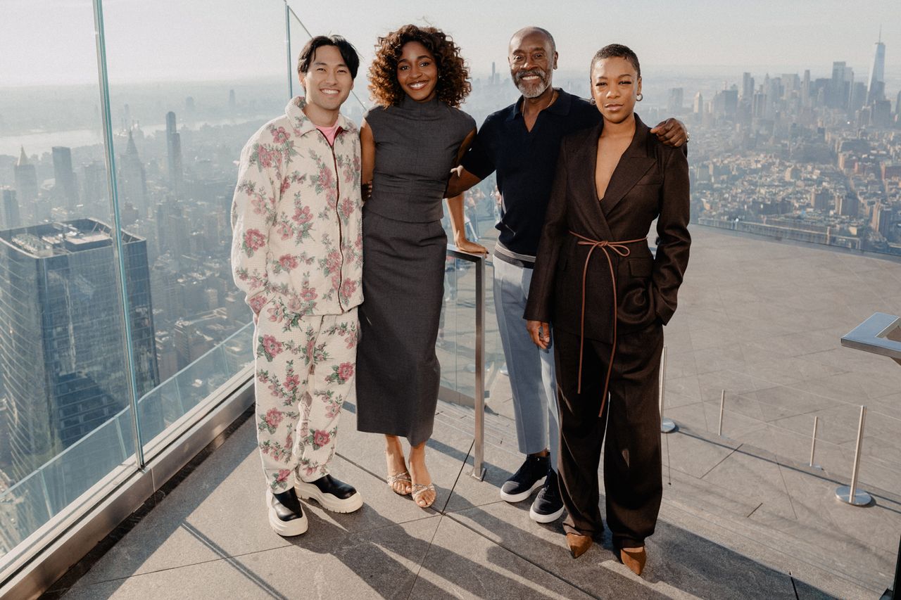 Jin Ha, Ayo Edebiri, Don Cheadle, and Samira WileyCredit: Andy Henderson/Edge at Hudson Yards