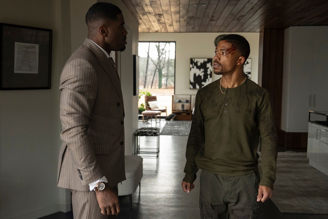 Terrell Carter as Varney, Steven G. Norfleet as Charles in episode 209 of Beauty In Black. Terrell Carter and Steven G. Norfleet in 'Beauty in Black'Credit: Quantrell Colbert/Netflix