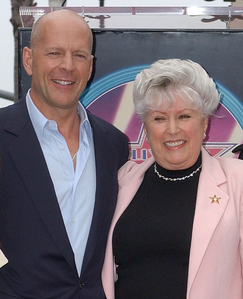 Bruce Willis with his mother Marlene Bruce Willis with his mother Marlene in 2008Credit: Gregg DeGuire/WireImage