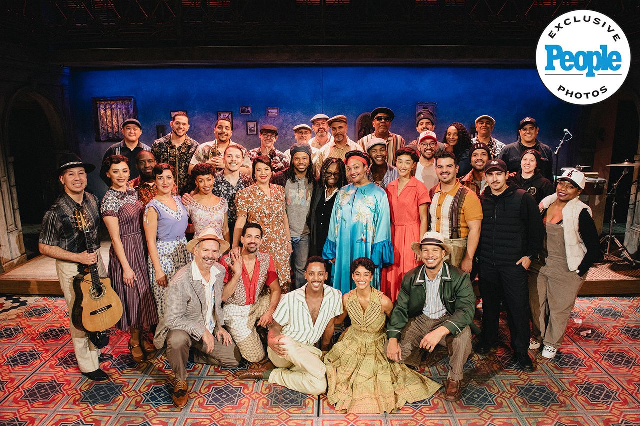 The cast of 'Buena Vista Social Club' on Broadway with Ana Navarro and Whoopi Goldberg after Navarro's performance in the musical on Friday, March 6, 2026Credit: Andy Henderson