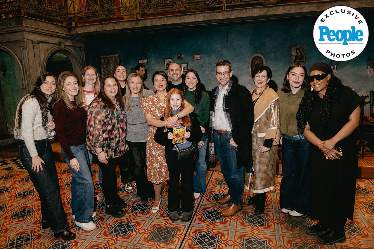 Ana Navarro (center) with her friends and coworkers from 'The View' after the co-host's Broadway debut in 'Buena Vista Social Club' on Friday, March 6, 2026Credit: Andy Henderson