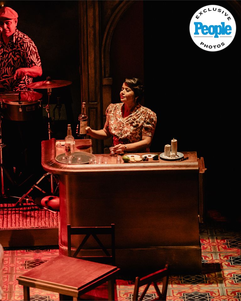Ana Navarro serves up a drink in 'Buena Vista Social Club' on BroadwayCredit: Andy Henderson