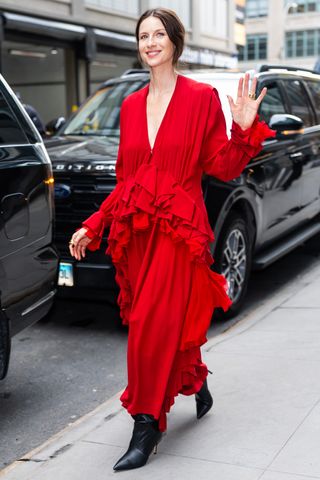 Caitriona Balfe is seen in Hudson Square on March 02, 2026 in New York City Caitriona Balfe.Credit: TheStewartofNY/GC Images