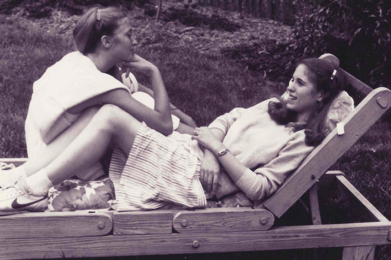Carolyn and Lauren Bessette as teenagers in 1982Credit: Courtesy