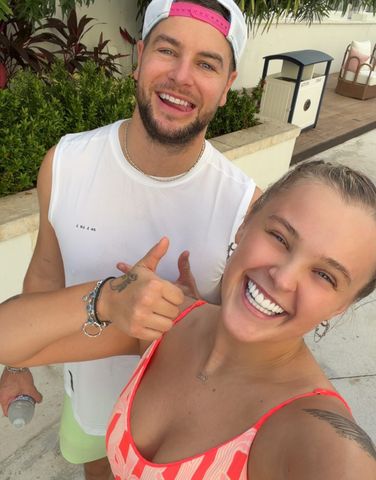 Chris Hughes and JoJo Siwa on Instagram in October 2025Credit: JoJo Siwa/Instagram