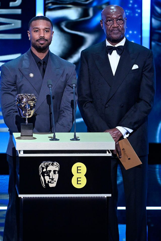 LONDON, ENGLAND - FEBRUARY 22: Michael B. Jordan and Delroy Lindo present the Special Visual Effects Award on stage during the EE BAFTA Film Awards 2026 at The Royal Festival Hall on February 22, 2026 in London, England. Michael B. Jordan and Delroy Lindo at the BAFTAs in LondonCredit: Stuart Wilson/BAFTA/Getty