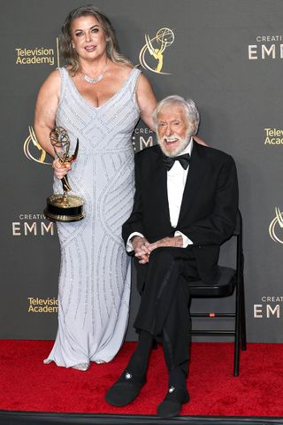 Arlene Silver and Dick Van Dyke at day 1 of the 76th Creative Arts Emmy Awards held at the Peacock Theater on September 7, 2024 in Los Angeles, California. Arlene Silver and Dick Van Dyke in September 2024Credit: JC Olivera/Variety via Getty