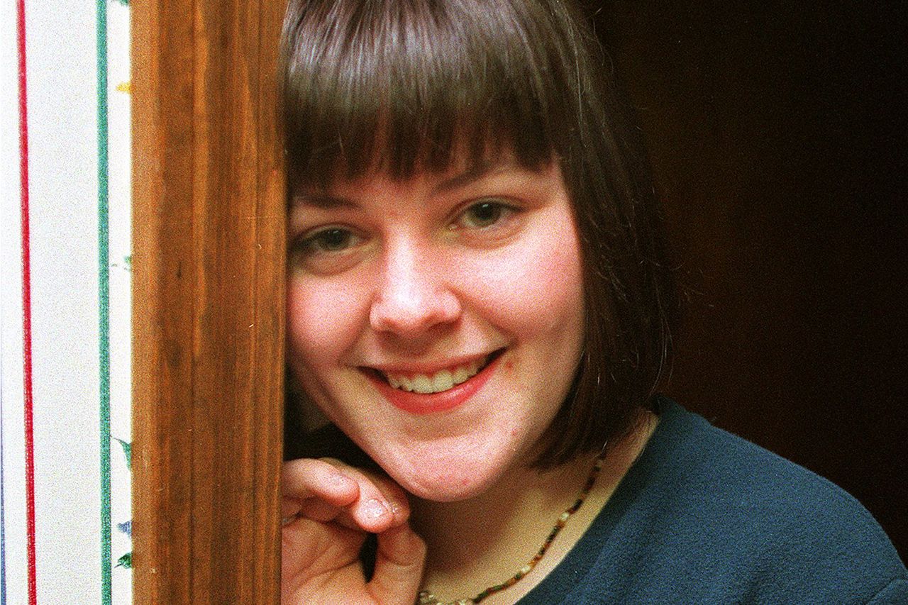 , America's 1st test tube baby, poses for a photo at 17 years old in Westminster, MA. Elizabeth Carr in 1998Credit: Tom Herde/The Boston Globe via Getty