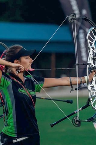 Emma Schaefer playing archeryCredit: Emma Schaefer