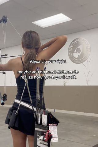 Emma Schaefer playing archeryCredit: Emma Schaefer