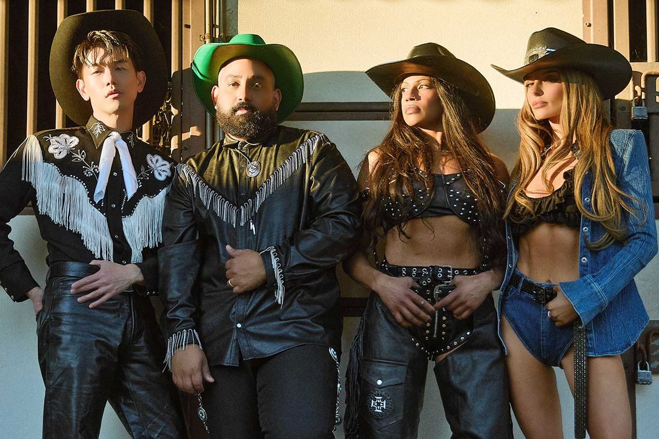 Eric Nam, Yam Yam Arocho, Natalie Anderson and Maura HigginsCredit: Adam Kudeimati