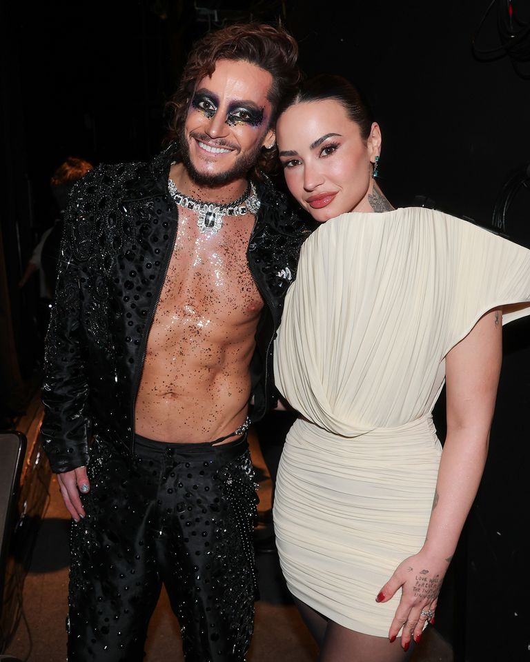 Frankie Grande and Demi Lovato at the 37th GLAAD Media Awards on March 5, 2026Credit: Christopher Polk/Billboard via Getty