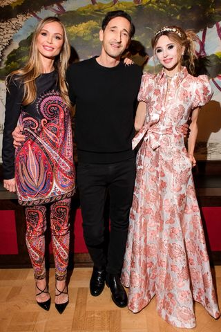 Georgina Chapman, Adrien Brody, Stacey BendetCredit: Brendon Cook/BFA.com