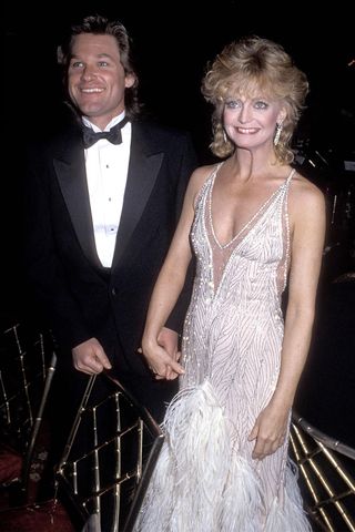 Actor Kurt Russell and actress Goldie Hawn attend the Los Angeles American Ballet Theatre Opening Night Gala on March 4, 1985 at Beverly Wilshire Hotel in Beverly Hills, California. Kurt Russell and Goldie Hawn in 1985Credit: Ron Galella/Ron Galella Collection via Getty