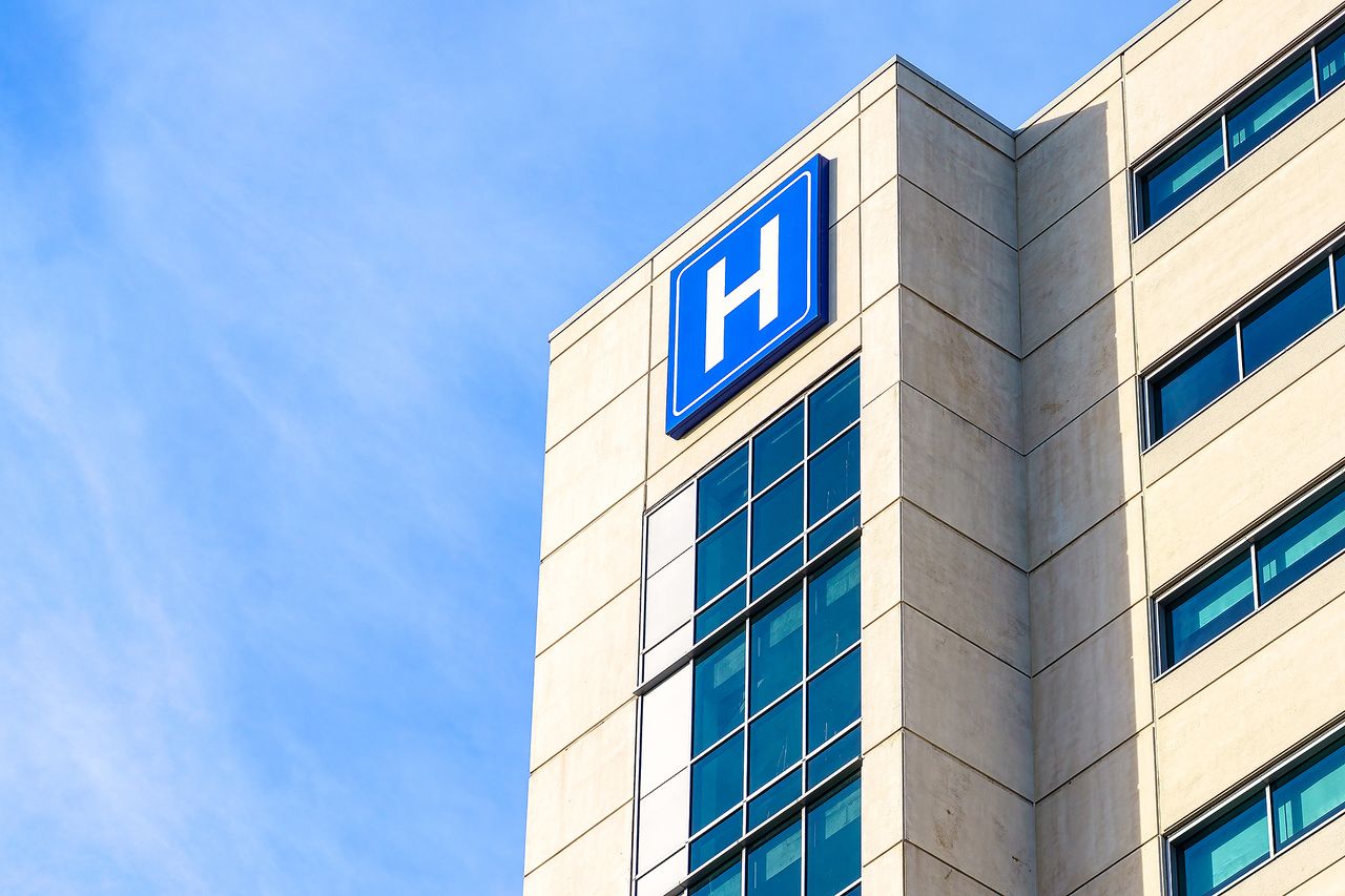 Exterior architecture of the building A hospital (stock image)Credit: Getty