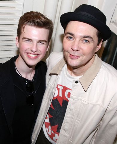 Iain Armitage and Jim ParsonsCredit: Bruce Glikas/WireImage